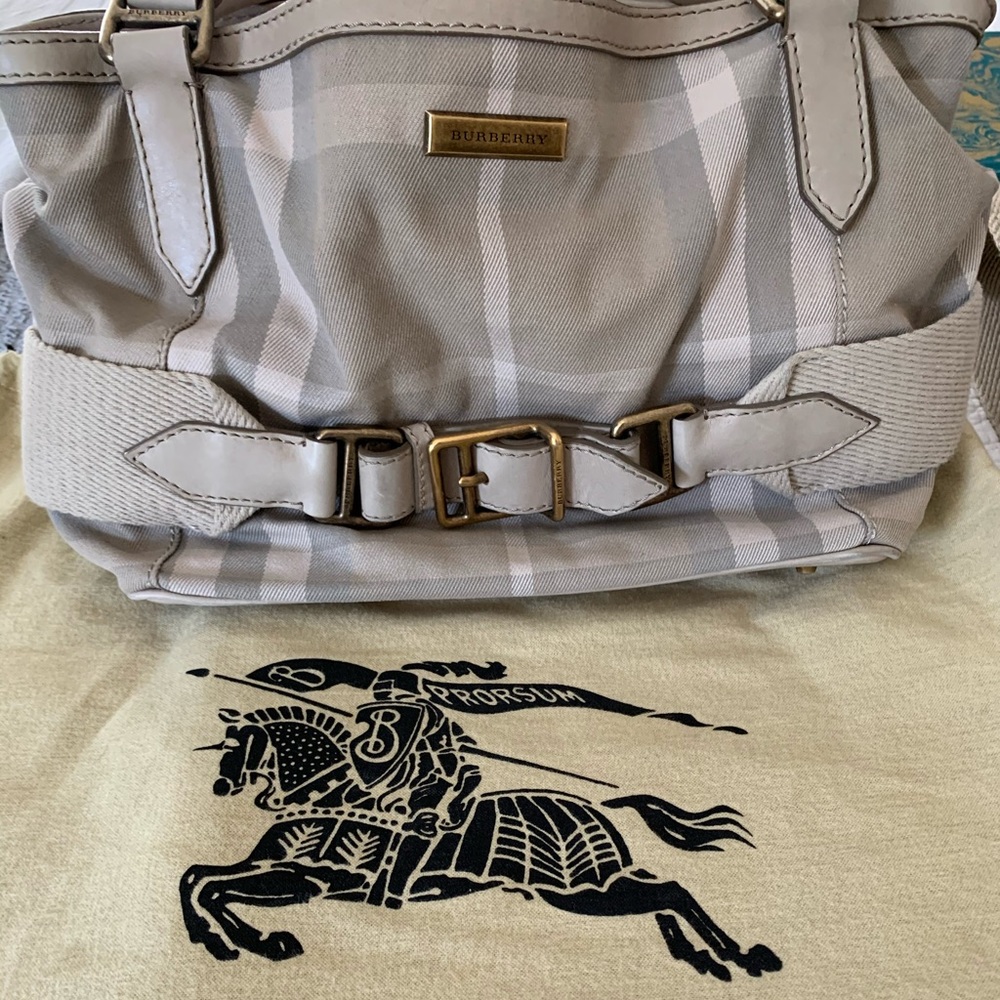 Burberry Satchel with long shoulder strap
